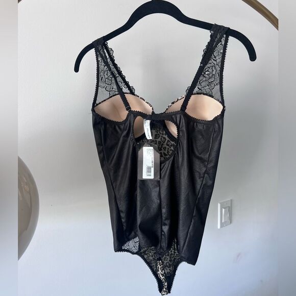 Jolidon Clandestine Body Animal Print Size 85B 38B NWT - Picture 4 of 10